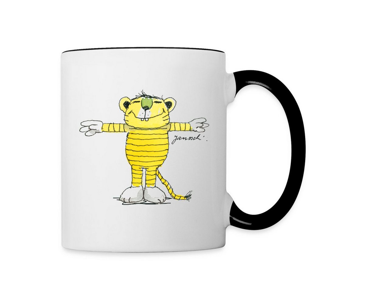 Spreadshirt Tasse Janosch Tiger Pose Tasse Zweifarbig, Keramik Spreadshirt Tasse Janosch Tiger Pose Tasse Zweifarbig, Keramik von Spreadshirt
