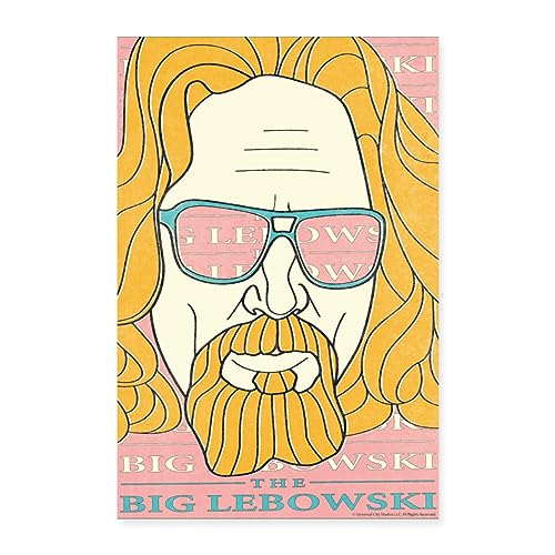 Spreadshirt The Big Lebowski Dude Poster 60x90 cm, One size, weiß von Spreadshirt