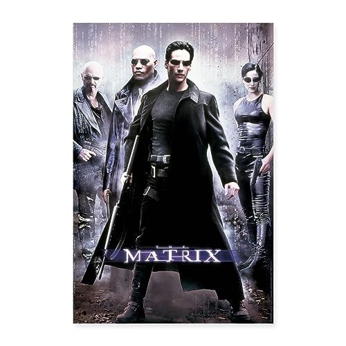 Spreadshirt The Matrix Filmplakat Poster 40x60 cm, One size, weiß von Spreadshirt