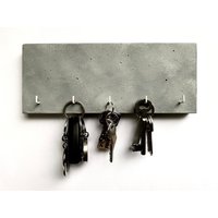 Schlüsselbrett „Beton Design" Betonoptik Handgemalt von SpreewaldAnker