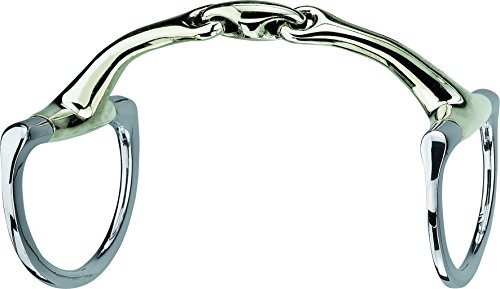 SPRENGER Dynamic RS Olivenkopfgebiss mit D-förmigem Ring 16 mm doppelt gebrochen - Sensogan, 135 mm Weite von SPRENGER