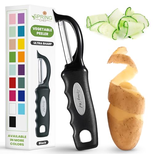 Zeilako Spring Chef Premium Schwenkbarer Gemüseschäler von Spring Chef