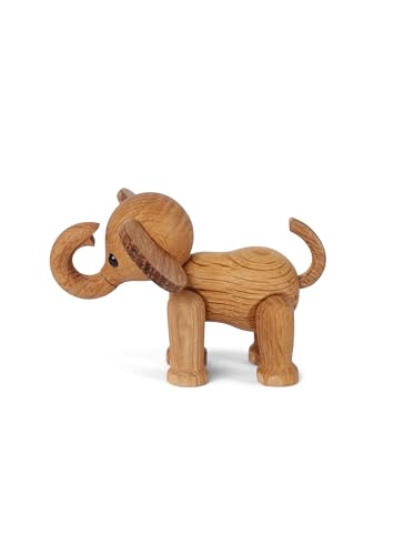 Spring Copenhagen Ella - Elegante Holzfigur | Holzfigur | 13 x 8 x 9 cm | Heimdekoration | Wohnzimmer & Kinderzimmer | Eichenholz (FSC) | Designer Kollektion | Design von Chresten Sommer von Spring Copenhagen