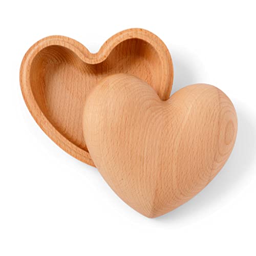 Spring Copenhagen HEART BOWL | Herz DOSE aus Holz | Mencke & Vagnby von Spring Copenhagen