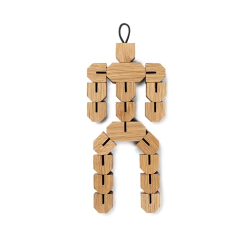 Spring Copenhagen Clumsy Hans - Vielseitiger Holzmann | Tischuntersetzer | 9 x 20 x 2 cm | Holz (FSC-Eiche) | Designer-Kollektion | Design von Thor Høy | Ausgewählte Designgeschenke von Spring Copenhagen