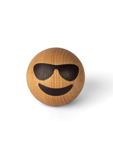 Spring Copenhagen Spring Emotions | Cool | Gesicht mit Sonnenbrille | Holz Emoticons | mencke&vagnby von Spring Copenhagen