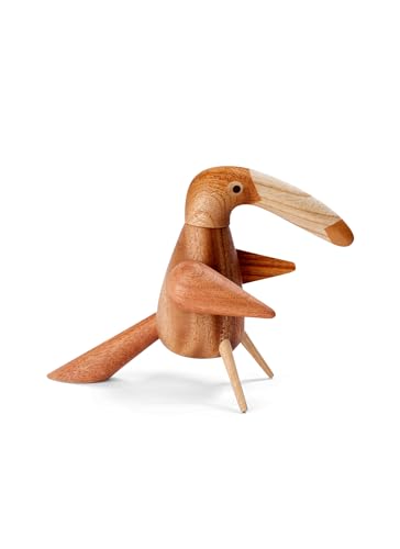 Spring Copenhagen The Pepper Bird - Handgefertigte Pfeffermühle | 8 x 15 x 20 cm | Handgemachte Holzmühle | Holz (Mahagoni, Esche, Ahorn, Walnuss) | Design von Tonn-P | Ausgewählte Designgeschenke von Spring Copenhagen