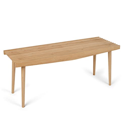 Spring Copenhagen UNO ORA | Elegante Holz-SITZBANK | 103 cm (Teak) von Spring Copenhagen