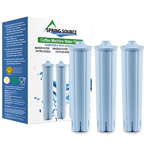 3er Pack Spring Source CMF001 Kaffeemaschinen-Wasserfilter für Jura Capresso Clearyl Blue 71445, 67879, ENA3, ENA4, ENA5, J6, J9, J95 von Spring Source