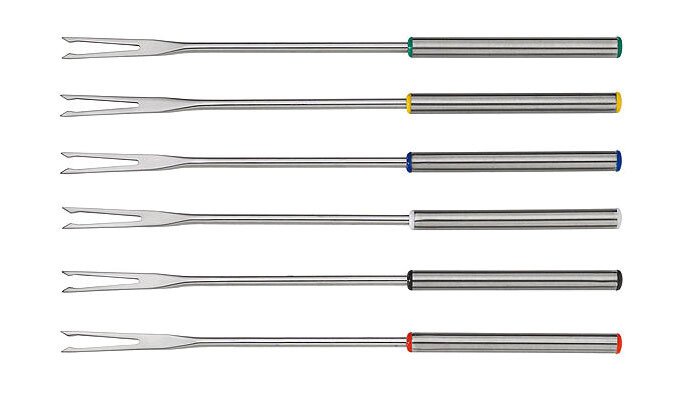 Fleischfonduegabeln 6er-Set Fun silber Fleischfonduegabeln 6er-Set Fun silber von Spring