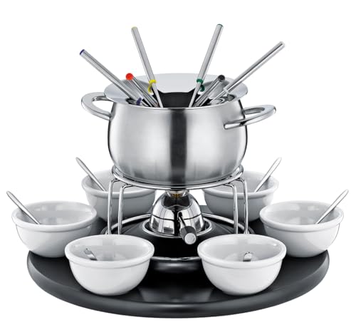 Fondue set - zwart, 22-delig Ø180mm Spring 2626526020 Carousel von Spring