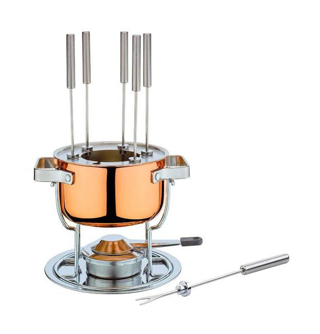 Fonduegarnitur Davos Culinox 17 cm kupfer Fonduegarnitur Davos Culinox 17 cm kupfer von Spring