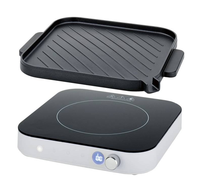 Induktionsgrill-Kochplatte Spirit 33x28 cm Elektro Line schwarz von Spring