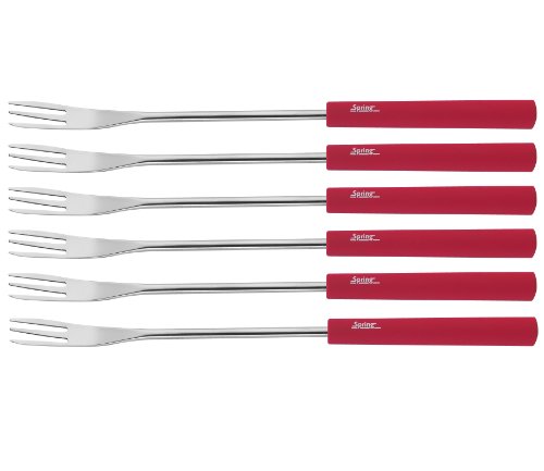 Kaasfonduevorken Basic rood 6 stuks Spring 2890295606 von Spring
