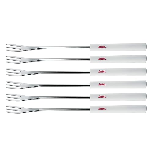 Käsefondue Gabeln 6er Set Basic Käsefondue Gabel Weiß Spring von Spring