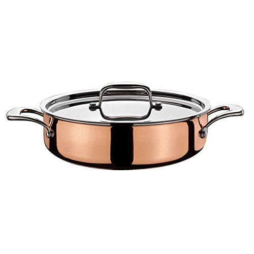 Spring 0715450628 Culinox Gourmettopf mit Deckel, Andere, silber, 11,4 x 32,4 x 39,2 cm von Spring