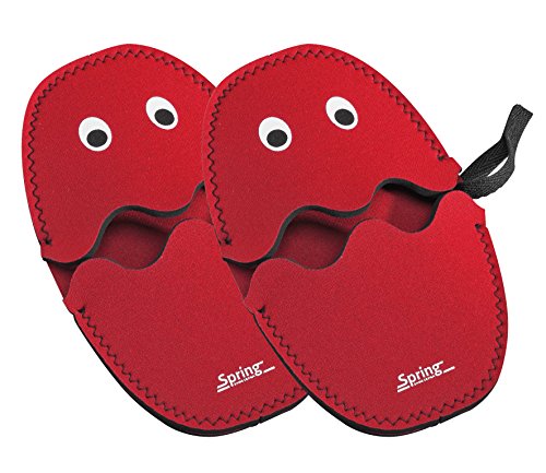Spring 2094025602 Grips Griffschutz „Ghost“ 1 Paar, Andere, rot, 2 x 16,5 x 24,5 cm von Spring