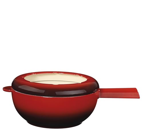 Spring Caquelon Saas-Fee Rot 20 cm Fondue von Spring