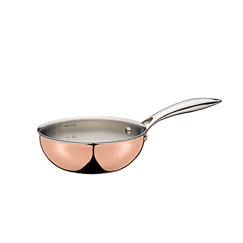 Spring Culinox Sauteuse 18 cm 5-Lagen Mehrschichtmaterial mit Kupferschicht von Spring
