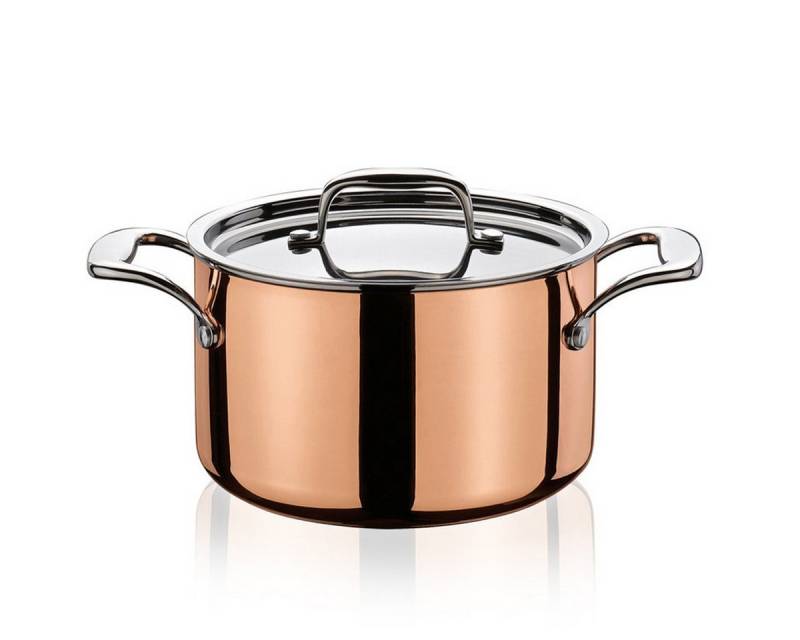 Spring Fleischtopf Spring 0715540624 Culinox Fleischtopf mit Deckel, Edelstahl, silber von Spring