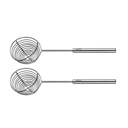 Spring Fondue Siebchen | 2er Set | 24 cm | rostfreier Edelstahl | Fischfondue Körbchen | Fonduesieb Gemüse | Fondue Zubehör | spülmaschinenfest Spring Fondue Siebchen | 2er Set | 24 cm | rostfreier Edelstahl | Fischfondue Körbchen | Fonduesieb Gemüse | Fondue Zubehör | spülmaschinenfest von Spring
