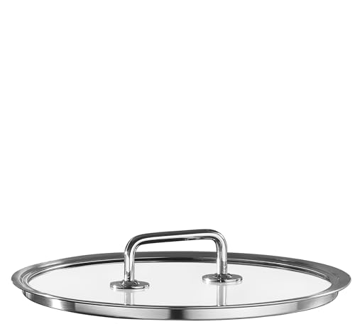 Spring Glasdeckel BRIGADE BASIC, geeignet für Kochgeschirr Ø 14 cm, hochwertige Glasabdeckung zum effizienten energiesparenden Sichtgaren von Spring