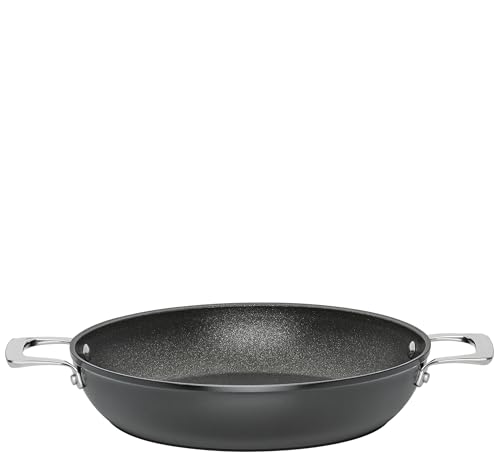 Spring INTERNATIONAL COOKING Paella-Pfanne MARBELLA, Ø 34 cm, Mehrschichtmaterial aus Edelstahl, für alle Herdarten inklusive Induktion und Grill, backofen- und spülmaschinenfest von Spring