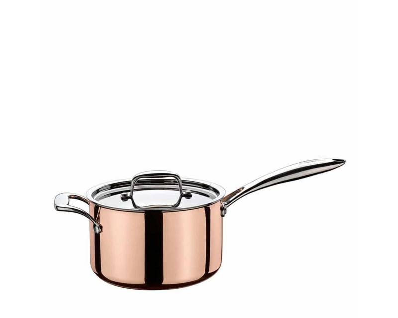 Spring Kasserolle Spring 0715530620 Culinox Stielkasserolle hoch mit Deckel, Edelstah von Spring