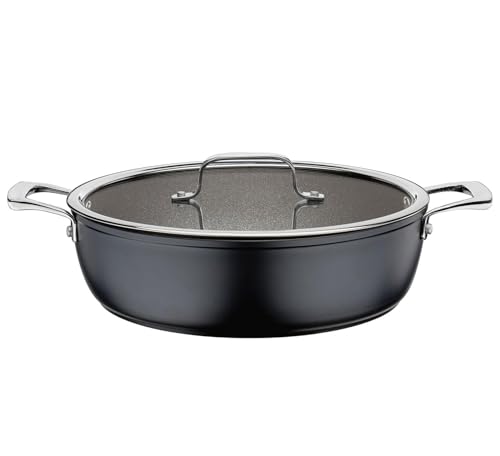 Spring Meridian Intense Pro Antihaft-Kasserolle aus recyceltem Aluminium mit Deckel, 27,9 cm Spring Meridian Intense Pro Antihaft-Kasserolle aus recyceltem Aluminium mit Deckel, 27,9 cm von Spring