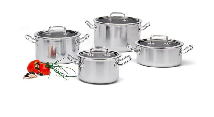 Topf-Set 4-tlg. Brigade Basic silber von Spring