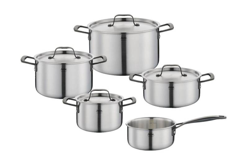 Topf-Set 5-tlg. Gourmet schwarz von Spring