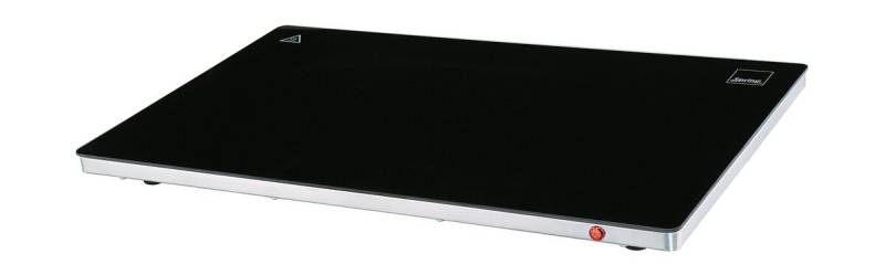 Warmhalteplatte Professional 54x34 cm 230 W Elektro Line schwarz von Spring