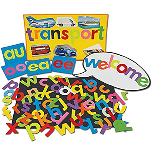 Springboard 10360 Vorgeschnittene farbige Papierbuchstaben (250 Stück) von Springboard Supplies