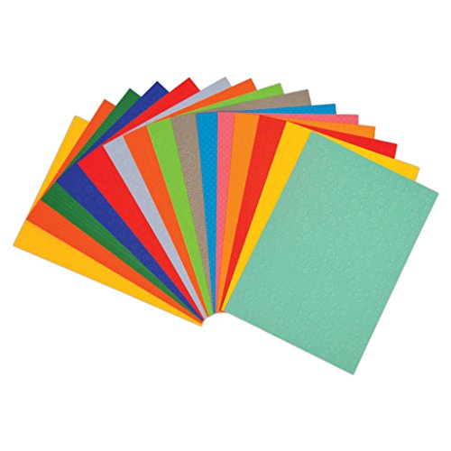 Springboard Farbiger geprägter A4-Karton (Packung mit 50 Bögen), 10210 von SPRINGBOARD SUPPLIES