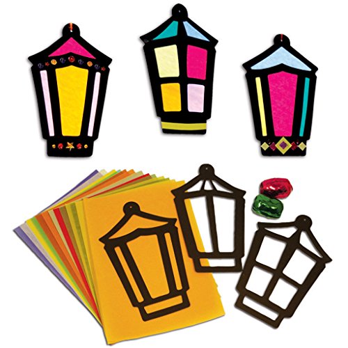 Sprungbrett 10494 Glasmalerei-Silhouette, Laternen, Bastel-Aktivitäten-Paket (Packung mit 30) Sprungbrett 10494 Glasmalerei-Silhouette, Laternen, Bastel-Aktivitäten-Paket (Packung mit 30) von SPRINGBOARD SUPPLIES