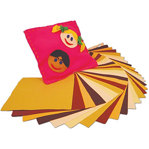 SPRINGBOARD 70032 Multikulturelles Filz Squares 23 cm von SPRINGBOARD SUPPLIES