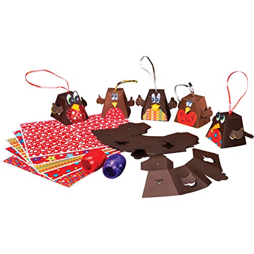 SPRINGBOARD Robin Weihnachtsbaumschmuck (30 Stück) von Springboard Supplies