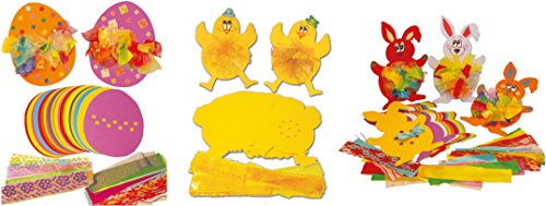 Springboard 10443 Osterbastelset, Hase, Küken und Ei, 30 Stück von Springboard Supplies