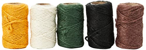 Springboard 70031 Natur-Jutegarn, 20 m lange Spulen, für Bastelarbeit, Kunsthandwerk, (5 Stück) von Springboard Supplies