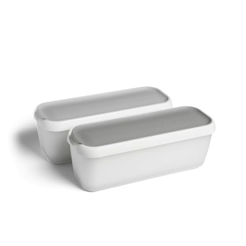 SPRINGLANE 2er-Set Eisbehälter für Speiseeis 1 L, Aufbewahrungsbehälter, Gefrierdosen, Eis-Container BPA-frei in Lebensmittelqualität von Springlane Kitchen