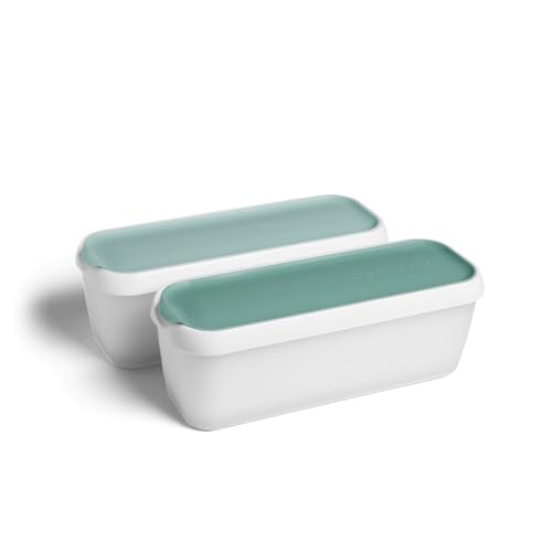 SPRINGLANE 2er-Set Eisbehälter für Speiseeis 1 L, Aufbewahrungsbehälter, Gefrierdosen, Eis-Container BPA-frei in Lebensmittelqualität von Springlane Kitchen