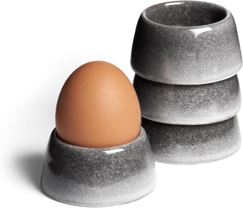 SPRINGLANE Eierbecher Misty Cliff 4er-Set - Steingut - Spülmaschinengeeignet von Springlane Kitchen