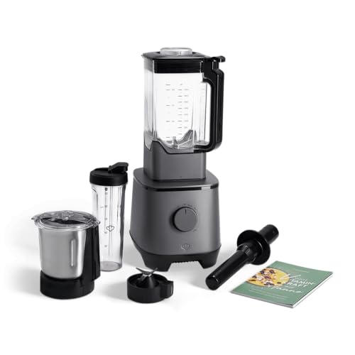 SPRINGLANE Hochleistungsmixer Hanno 2000 W, 32.000 U/min, 4 Programme, Selbstreinigungsfunktion, Standmixer mit 2,5 L Tritan-Behälter ohne BPA, inkl. Edelstahlmixbehälter & To-Go-Mixflasche von Springlane Kitchen