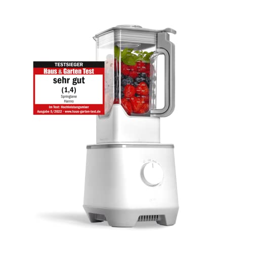 SPRINGLANE Hochleistungsmixer Hanno – Smoothie Maker 2000 W 32000 U/min mit Selbstreinigungsfunktion – inkl. Rezeptheft & Stößel von Springlane Kitchen