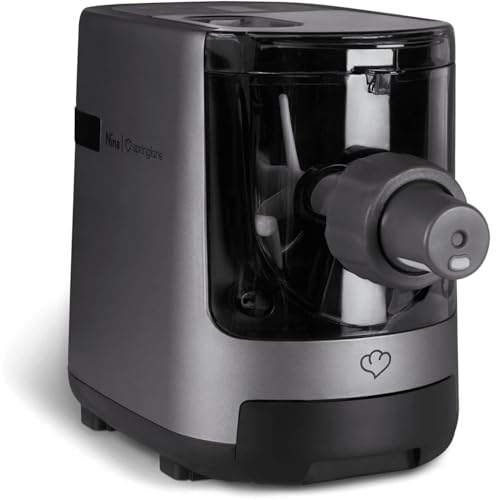 SPRINGLANE Nina elektrische Nudelmaschine mit integrierter Waage – 7 Pastaaufsätze, 180 W, 600 g Teig – frische Nudeln in unter 30 Minuten automatisch zubereiten SPRINGLANE Nina elektrische Nudelmaschine mit integrierter Waage – 7 Pastaaufsätze, 180 W, 600 g Teig – frische Nudeln in unter 30 Minuten automatisch zubereiten von Springlane Kitchen
