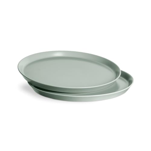 SPRINGLANE Teller Ø 27cm, 2er-Set Sweet Scandi aus Keramik, Mint, Spülmaschinengeeignet, Backofen- und mikrowellenfest von Springlane Kitchen