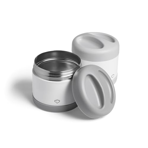 SPRINGLANE Thermobehälter für Speiseeis 2er-Set 500 ml, Edelstahl, Speiseeisbehälter To Go, Gefrierdose von Springlane Kitchen