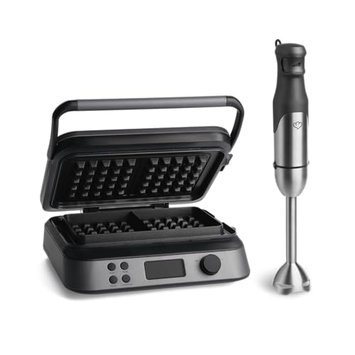 SPRINGLANE Waffeleisen Wanda & Edelstahl Stabmixer Sam (Wanda & Sam) von Springlane Kitchen