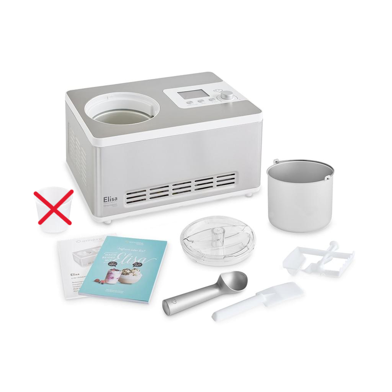 Springlane Elisa Eismaschine Joghurtbereiter Speiseeismaschine Siehe Text/Foto B-Ware Springlane Elisa Eismaschine Joghurtbereiter Speiseeismaschine Siehe Text/Foto B-Ware von Springlane Kitchen