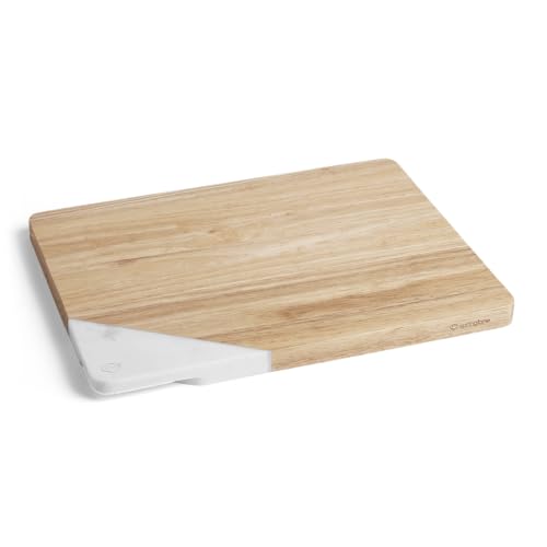 Springlane Schneidebrett - Kautschukholz & Marmor - 43 x 32 x 2,5 cm von Springlane Kitchen